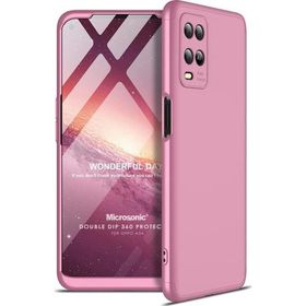 Microsonic Oppo A54 4G Double Dip 360 Protective Rose Gold Cep Telefonu Kılıfı