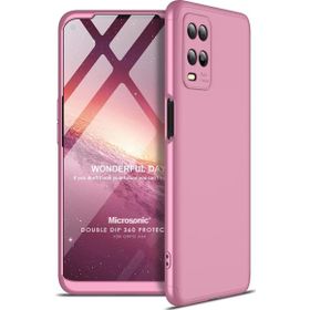 Microsonic Oppo A54 4G Double Dip 360 Protective Rose Gold Cep Telefonu Kılıfı