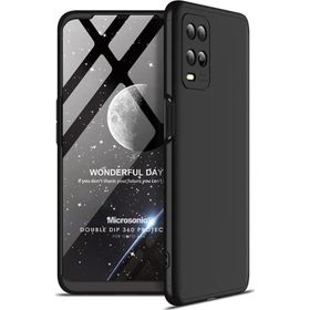 Microsonic Oppo A54 4G Double Dip 360 Protective Siyah Cep Telefonu Kılıfı