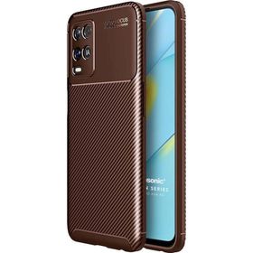Microsonic Oppo A54 4G Legion Series Kahverengi Cep Telefonu Kılıfı