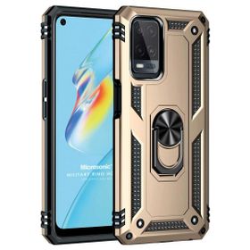 Microsonic Oppo A54 4G Military Ring Holder Gold Cep Telefonu Kılıfı