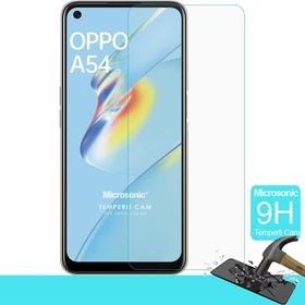 Microsonic Oppo A54 4G Tempered Glass Cam Ekran Koruyucu