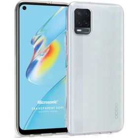 Microsonic Oppo A54 4G Transparent Soft Beyaz Cep Telefonu Kılıfı