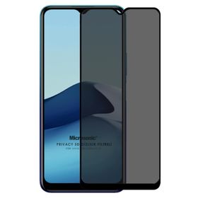 Microsonic Oppo A55 4G Privacy 5D Gizlilik Filtreli Siyah Cam Ekran Koruyucu