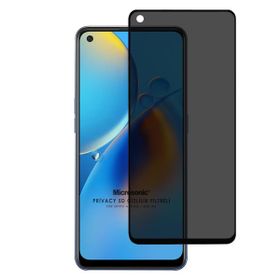 Microsonic Oppo A55 4G Privacy 5D Gizlilik Filtreli Siyah Cam Ekran Koruyucu