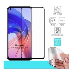 Microsonic Oppo A55 4G Seramik Matte Flexible Siyah Ekran Koruyucu