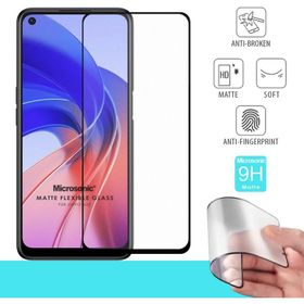 Microsonic Oppo A55 4G Seramik Matte Flexible Siyah Ekran Koruyucu
