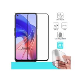 Microsonic Oppo A55 4G Seramik Matte Flexible Siyah Ekran Koruyucu