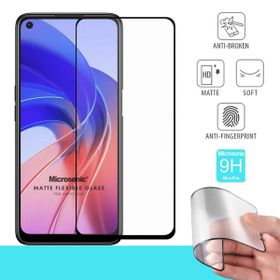 Microsonic Oppo A55 4G Seramik Matte Flexible Siyah Ekran Koruyucu