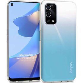 Microsonic Oppo A55 4G Transparent Soft Şeffaf Cep Telefonu Kılıfı