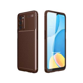 Microsonic Oppo A55 5G Legion Series Kahverengi Cep Telefonu Kılıfı