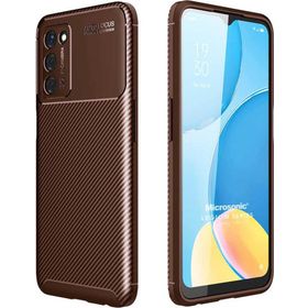 Microsonic Oppo A55 5G Legion Series Kahverengi Cep Telefonu Kılıfı