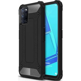 Microsonic Oppo A72 Rugged Armor Siyah Cep Telefonu Kılıfı