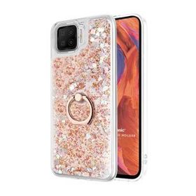 Microsonic Oppo A73 Glitter Liquid Holder Gold Cep Telefonu Kılıfı