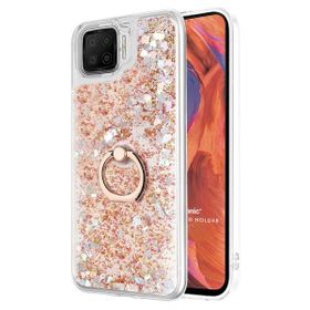 Microsonic Oppo A73 Glitter Liquid Holder Gold Cep Telefonu Kılıfı