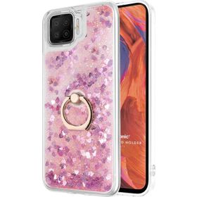 Microsonic Oppo A73 Glitter Liquid Holder Pembe Cep Telefonu Kılıfı