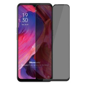 Microsonic Oppo A73 Privacy 5D Gizlilik Filtreli Siyah Cam Ekran Koruyucu