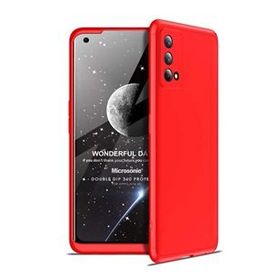 Microsonic Oppo A74 4G Double Dip 360 Protective Kırmızı Cep Telefonu Kılıfı