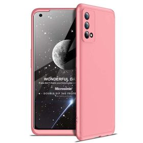 Microsonic Oppo A74 4G Double Dip 360 Protective Rose Gold Cep Telefonu Kılıfı