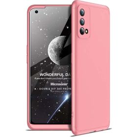 Microsonic Oppo A74 4G Double Dip 360 Protective Rose Gold Cep Telefonu Kılıfı