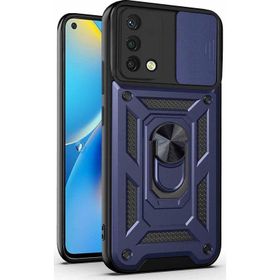 Microsonic Oppo A74 4G Impact Resistant Lacivert Cep Telefonu Kılıfı