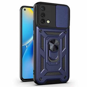 Microsonic Oppo A74 4G Impact Resistant Lacivert Cep Telefonu Kılıfı