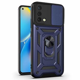 Microsonic Oppo A74 4G Impact Resistant Lacivert Cep Telefonu Kılıfı