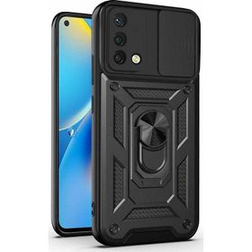 Microsonic Oppo A74 4G Impact Resistant Siyah Cep Telefonu Kılıfı