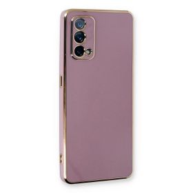 Microsonic Oppo A74 4G Olive Plated Lila Kılıf