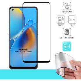 Microsonic Oppo A74 4G Seramik Matte Flexible Siyah Ekran Koruyucu