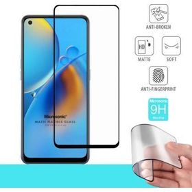 Microsonic Oppo A74 4G Seramik Matte Flexible Siyah Ekran Koruyucu