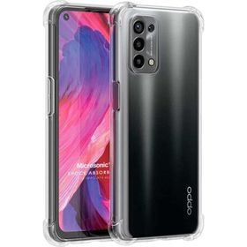 Microsonic Oppo A74 4G Shock Absorbing Şeffaf Cep Telefonu Kılıfı