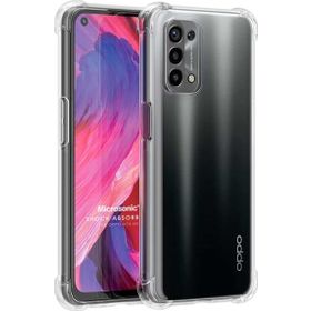 Microsonic Oppo A74 4G Shock Absorbing Şeffaf Cep Telefonu Kılıfı