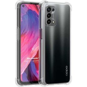 Microsonic Oppo A74 4G Shock Absorbing Şeffaf Cep Telefonu Kılıfı