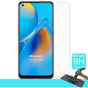 Microsonic Oppo A74 4G Tempered Glass Cam Ekran Koruyucu