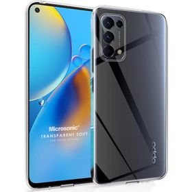 Microsonic Oppo A74 4G Transparent Soft Beyaz Cep Telefonu Kılıfı