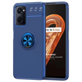 Microsonic Oppo A76 Kickstand Ring Holder Lacivert Kılıf