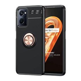 Microsonic Oppo A76 Kickstand Ring Holder Rose Siyah Kılıf