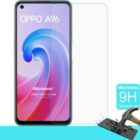 Microsonic Oppo A76 Tempered Glass Cam Ekran Koruyucu