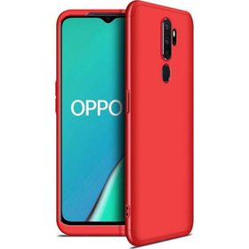 Microsonic Oppo A9 2020 Double Dip 360 Protective Kırmızı Cep Telefonu Kılıfı