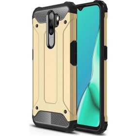 Microsonic Oppo A9 2020 Rugged Armor Gold Cep Telefonu Kılıfı