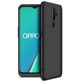 Microsonic Oppo A9 2020 Siyah Double Dip 360 Protective Kılıf