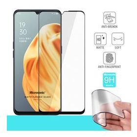 Microsonic Oppo A91 Seramik Matte Flexible Siyah Ekran Koruyucu