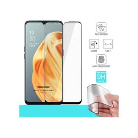 Microsonic Oppo A91 Seramik Matte Flexible Siyah Ekran Koruyucu