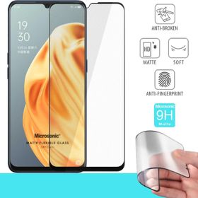 Microsonic Oppo A91 Seramik Matte Flexible Siyah Ekran Koruyucu