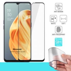 Microsonic Oppo A91 Seramik Matte Flexible Siyah Ekran Koruyucu