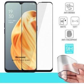 Microsonic Oppo A91 Seramik Matte Flexible Siyah Ekran Koruyucu