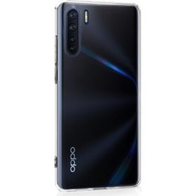 Microsonic Oppo A91 Transparent Soft Beyaz Cep Telefonu Kılıfı