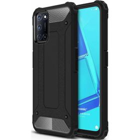 Microsonic Oppo A92 Rugged Armor Siyah Cep Telefonu Kılıfı