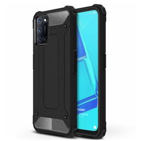 Microsonic Oppo A92 Rugged Armor Siyah Cep Telefonu Kılıfı